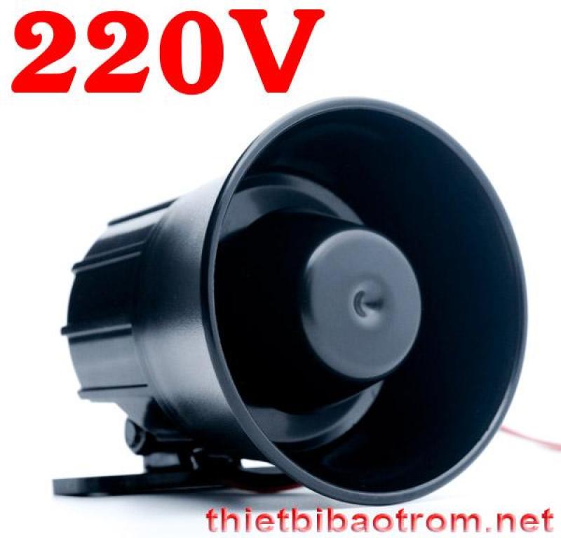 Còi Hú 220V - Tiếng Báo Động Lớn 130dB - KM-628