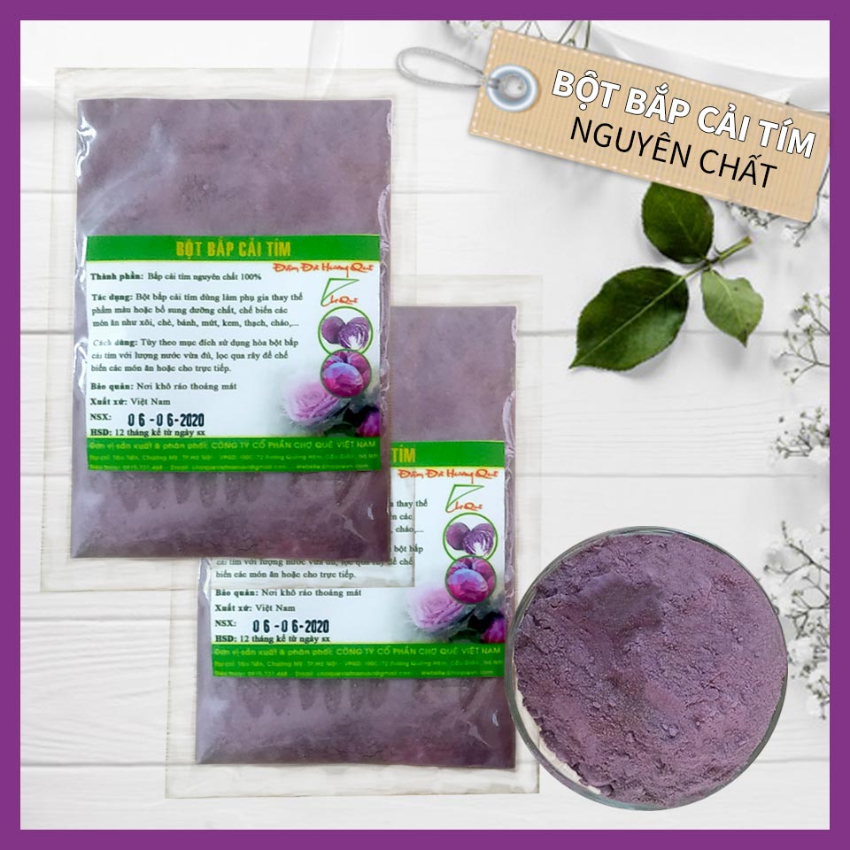 Bột Bắp Cải Tím Gói 50g