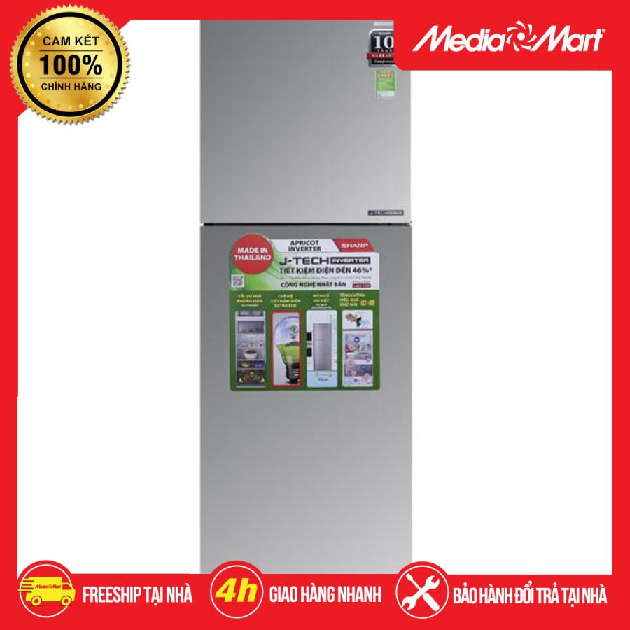 Tủ lạnh sharp 241l sj-x251e-sl