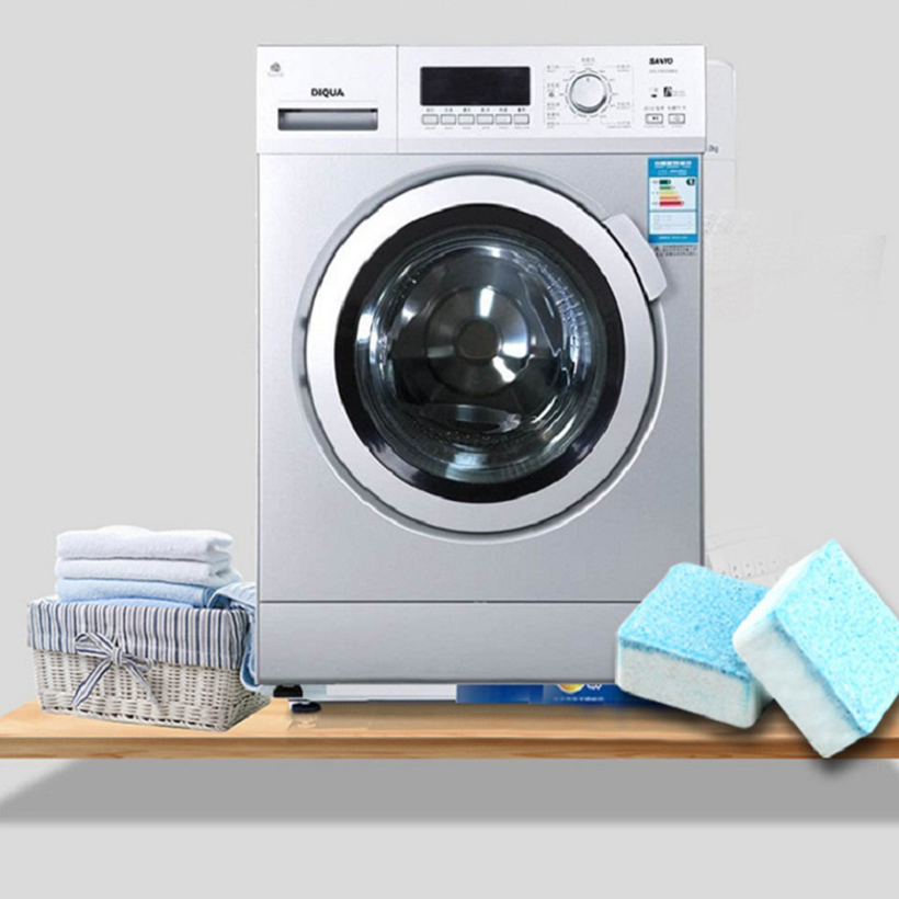 Viên vệ sinh lồng máy giặt tẩy rửa khử mùi máy giặt tại nhà [ hộp 12 viên ]