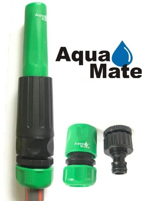 Bộ 3 khớp nối vòi xịt chỉnh tia phun nước tưới cây AquaMate