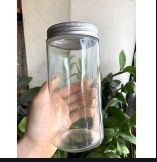 [HCM]Hũ Thủy Tinh Đái nhỏ 650ml Nắp Nhôm Đựng Gia Vị