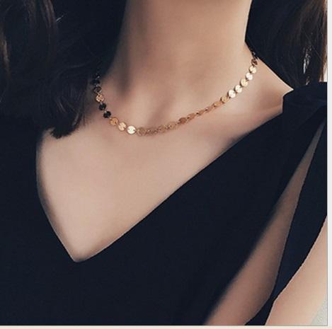 Dây chuyền lấp lánh sequin DC02