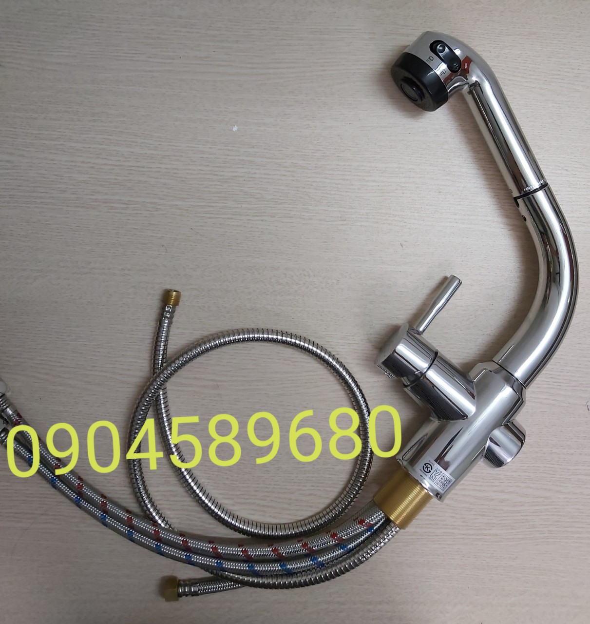 Vòi rửa bát Hàn Quốc Hado HU-321N ( dây rút)
