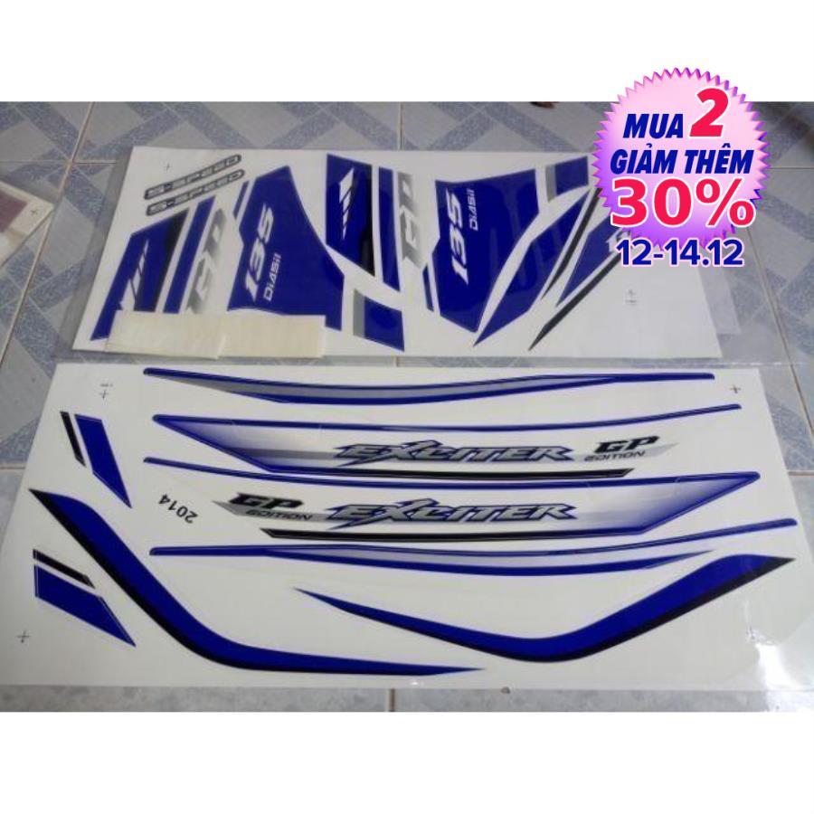 Tem lụa giả zin xe exciter 135 đời 2013