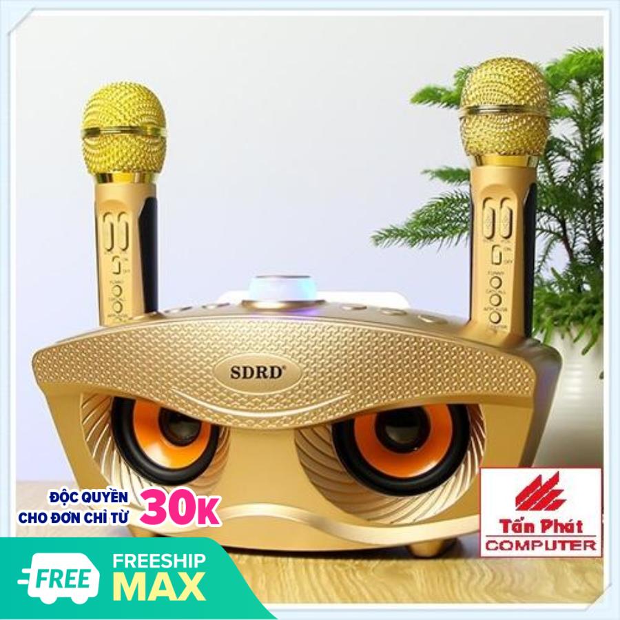 Loa Bluetooth Mini Cú Mèo SD-306 Loa Bass ( Tặng kèm 2 mic )