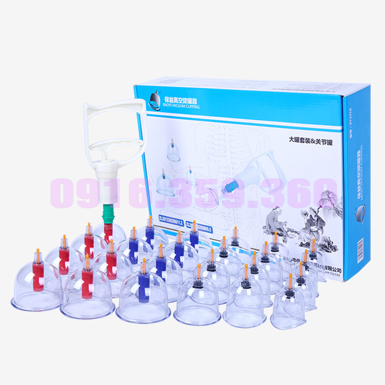 Bộ giác hơi 24 cốc không dùng lửa BY2418