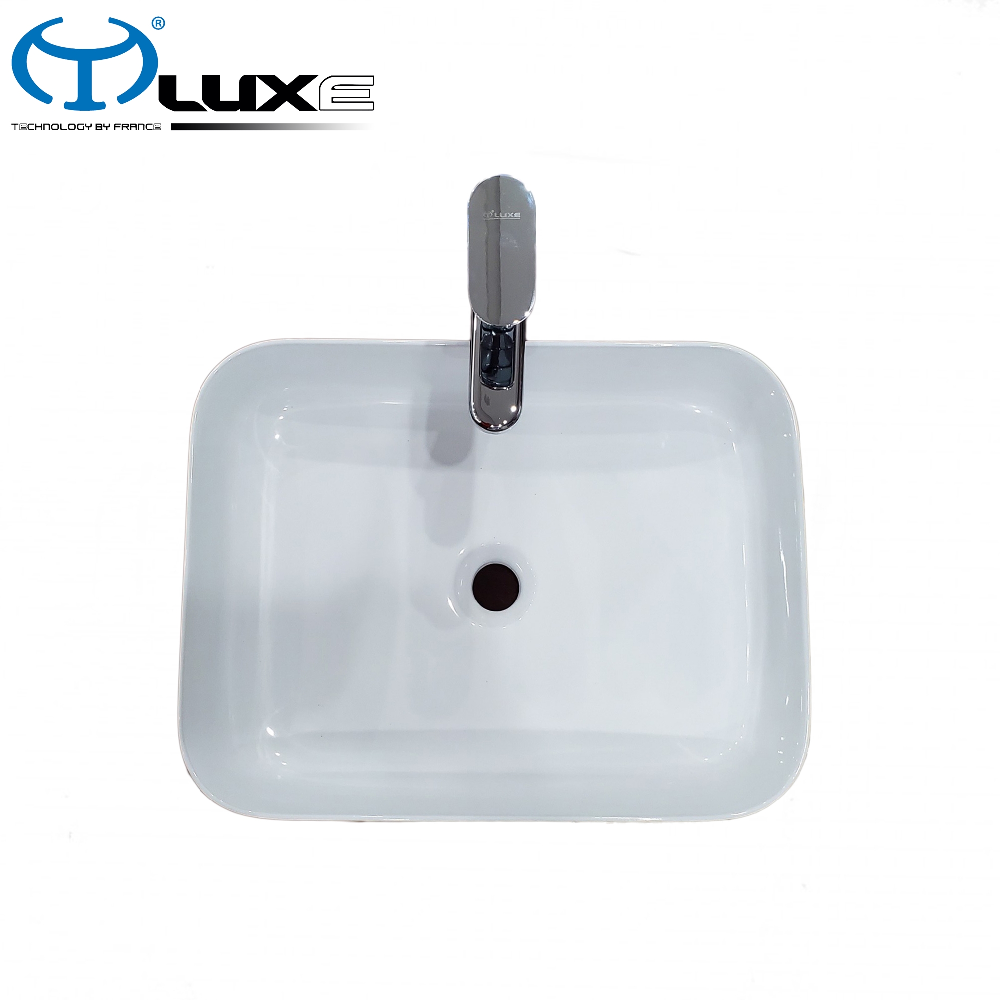 Chậu lavabo bàn đá cao cấp LUXE C104