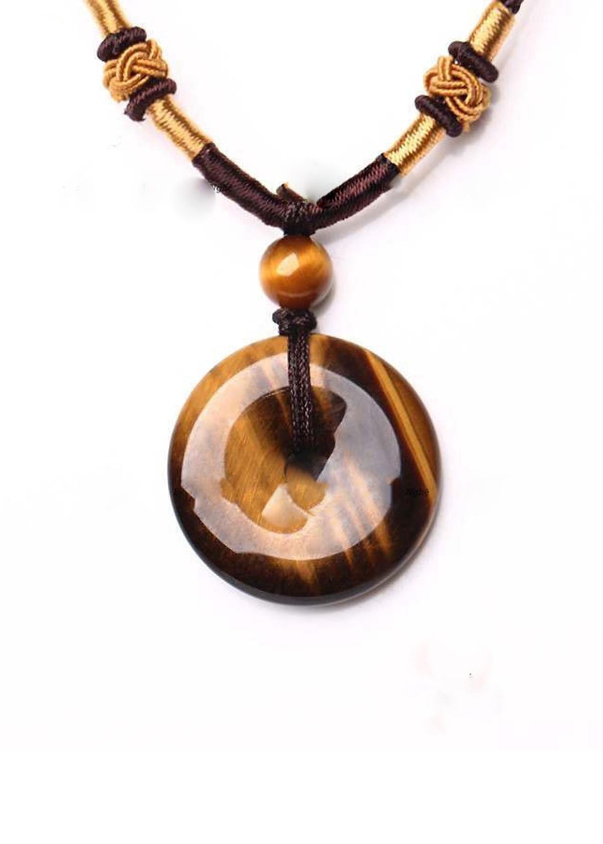 [FreeshipMAX] đồng điếu đá mắt hổ tặng kèm dây đeo