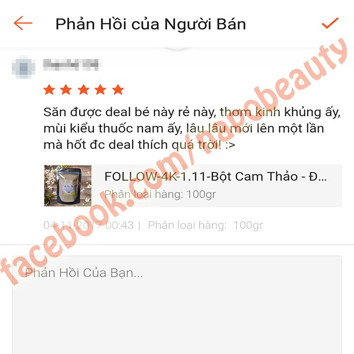 [HCM]Bột Cam Thảo Đắp Mặt - Trắng Da, Giảm Mụn