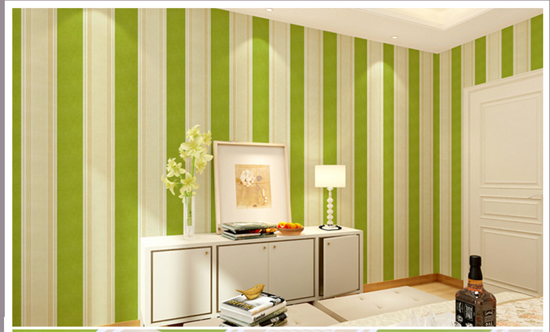 CUỘN 5M X 0.45M DECAL GIẤY DÁN TƯỜNG SỌC XANH LÁ KEO SẴN BÓC DÁN A096