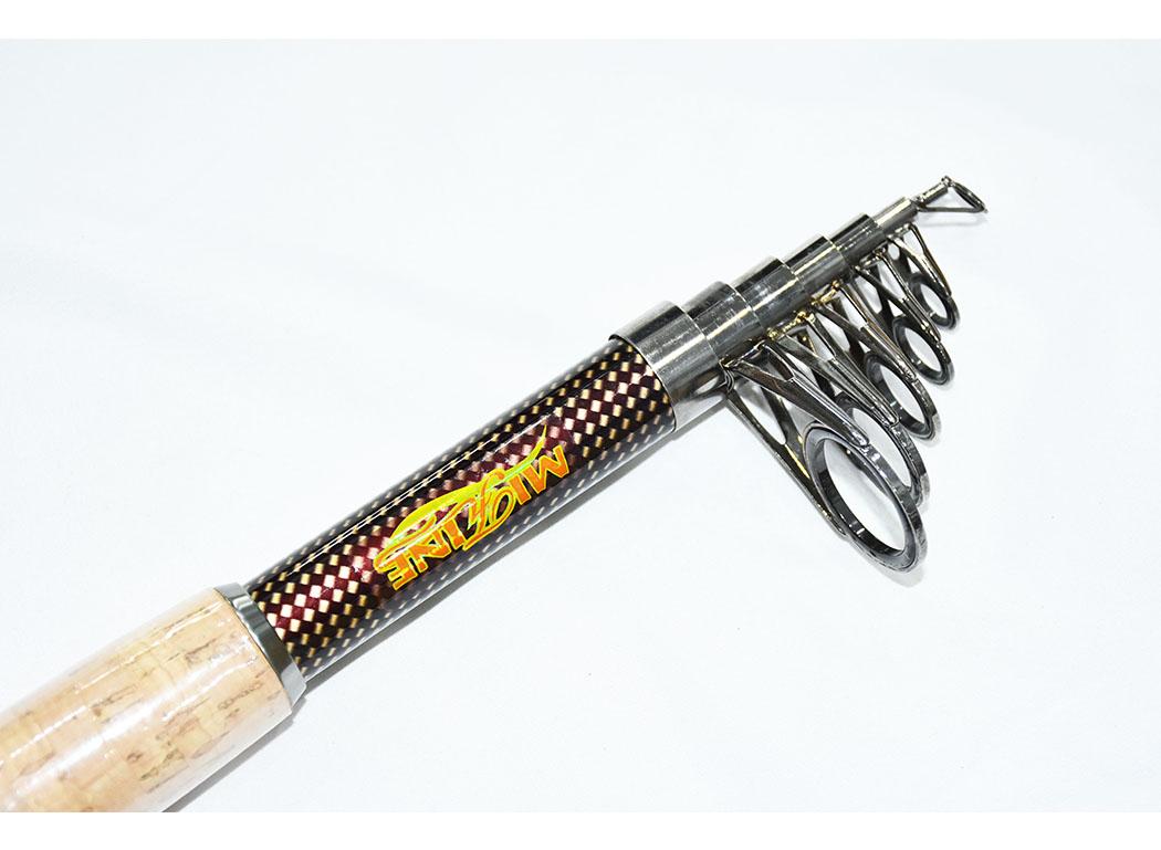 Cần Câu Cá Máy Xếp Carbon Gold  TELESPIN