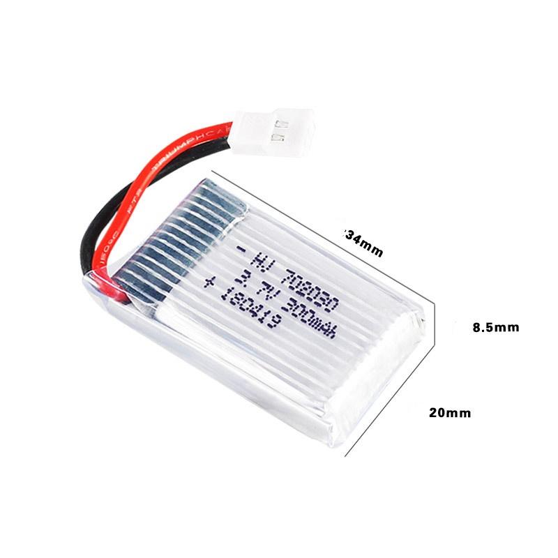 [HCM]Pin flycam mini 300mAh jack ph2.0