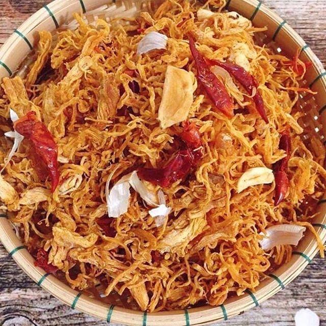 1 kg KHÔ GÀ BƠ TỎI SIÊU NGON