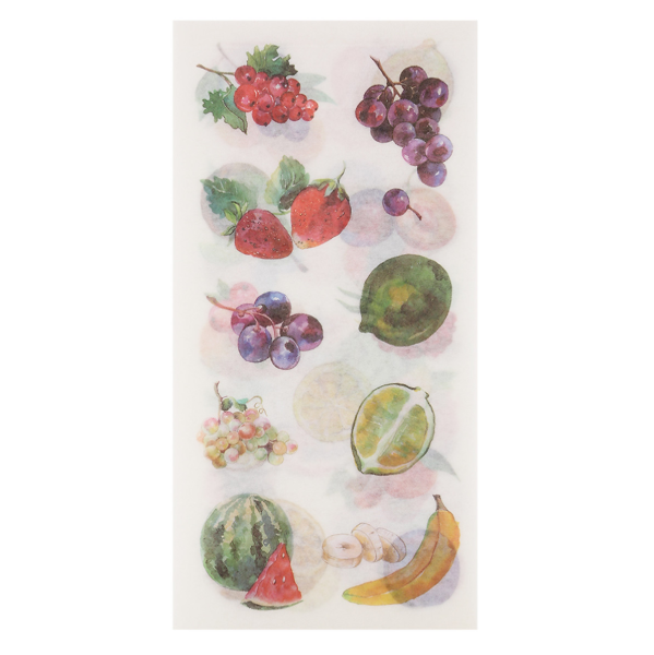 [HCM]Bộ 6 Tấm Sticker Dán Trang Trí - Trái Cây