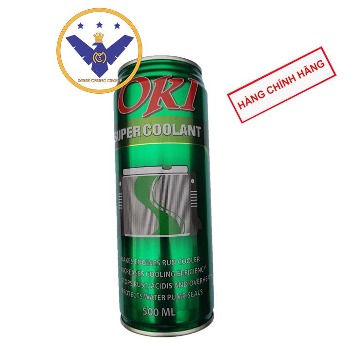 Nước làm mát động cơ ô tô (màu xanh) OKI Super Coolant 500ml