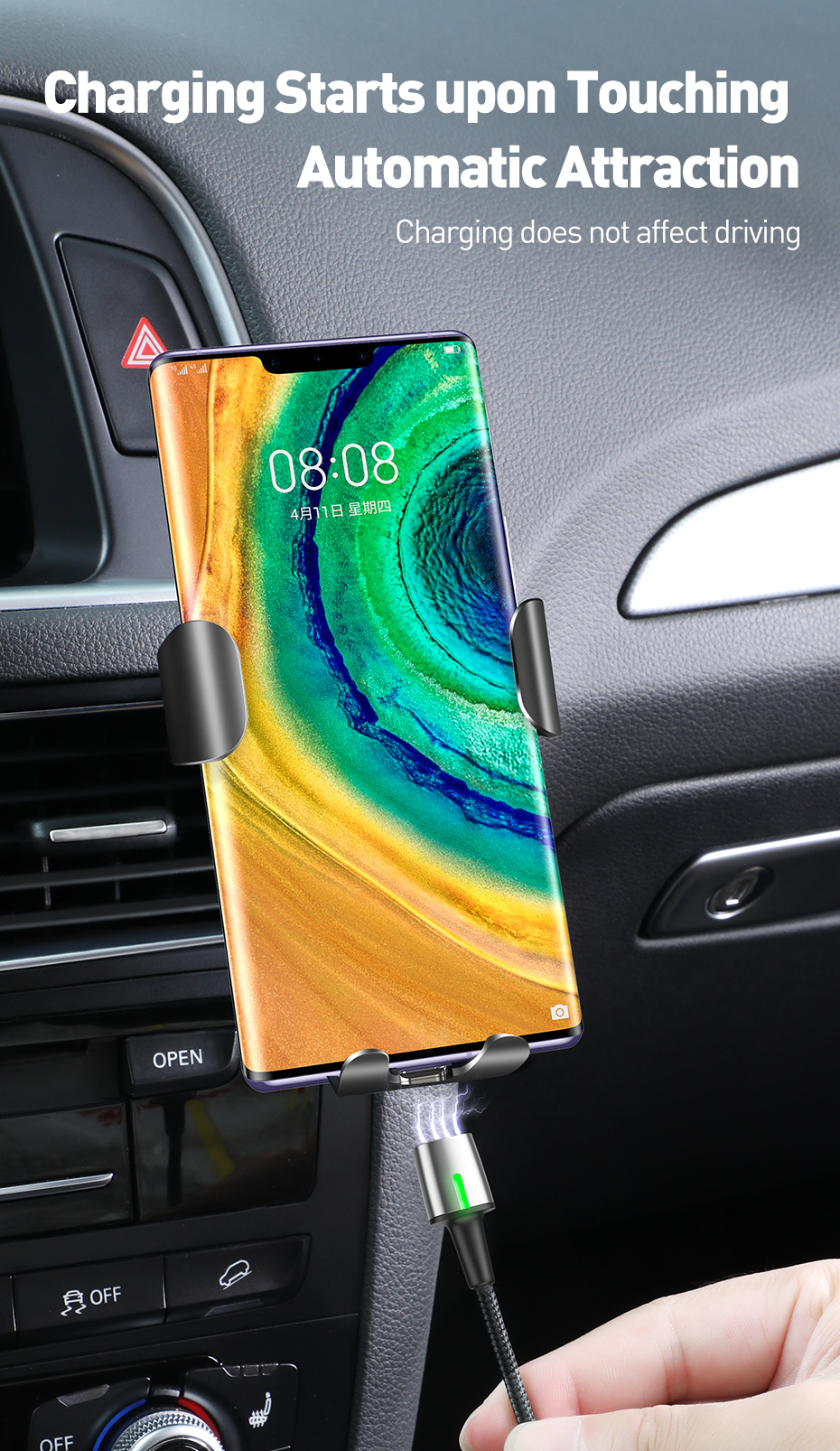 Baseus 100W Magnetic USB to Type C Cable 5A Fast Charing Magnet Cable Data Charge PD Fast Charger USB Cord For Laptop Samsung Xiaomi Phone ttshop247