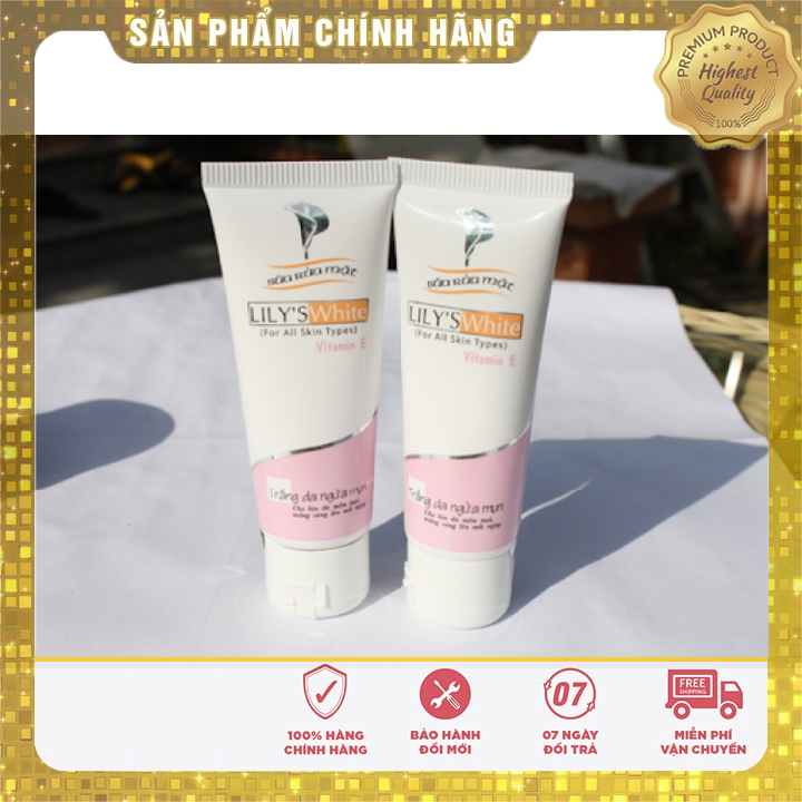 [HCM]Sữa rửa mặt lilys white cleanser trắng da sạch nhờn [CHÍNH HÃNG]