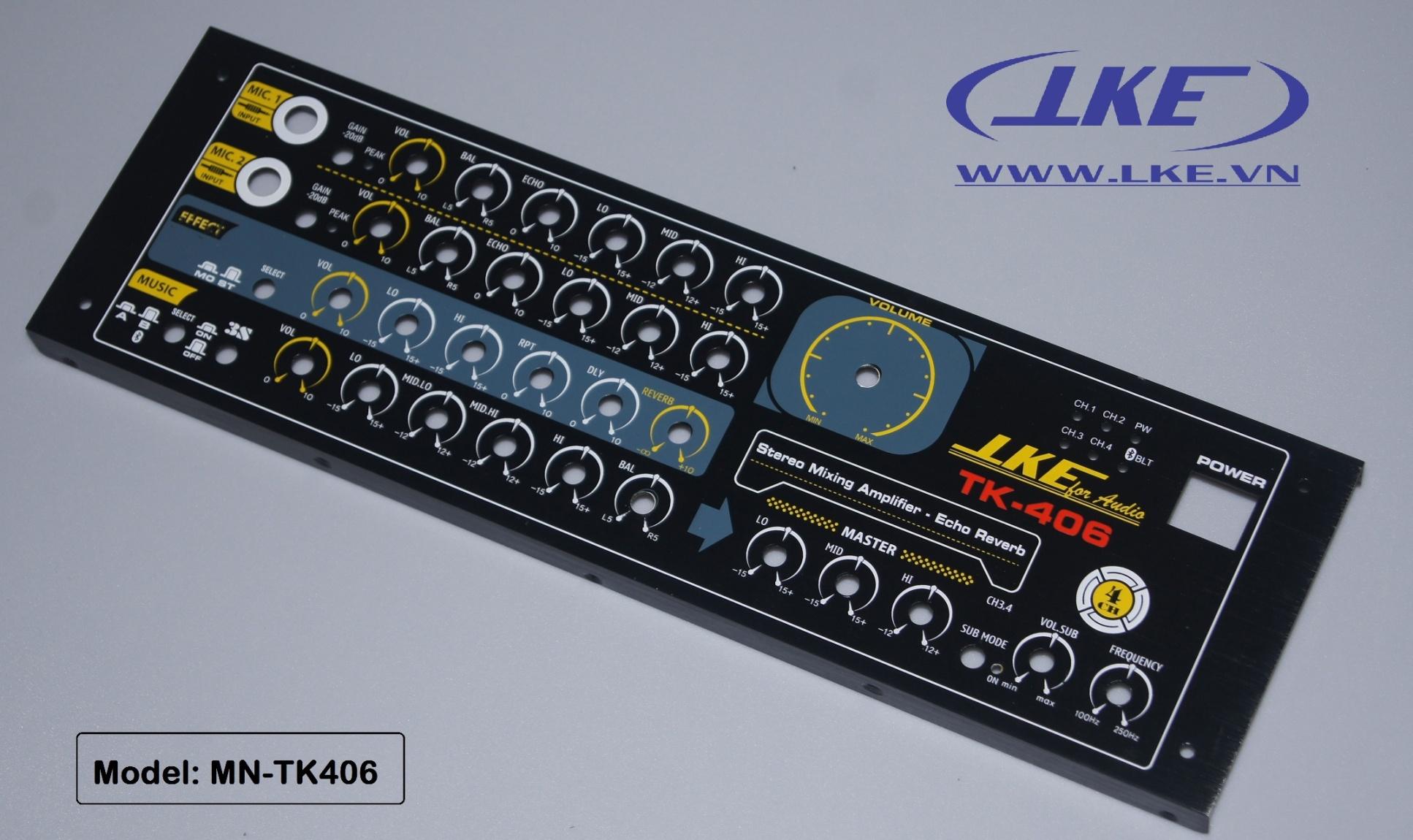 [HCM]Mặt nhôm ampli karaoke TK406 LKE