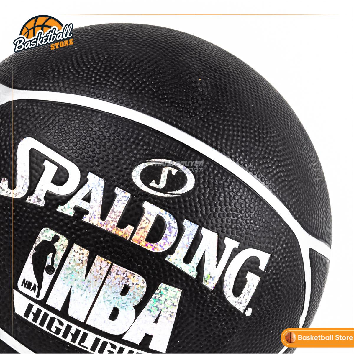 Quả Bóng rổ Spalding NBA HIGHLIGHT HOLOGRAM SILVER