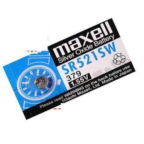 [HCM]Combo Vỉ Pin nhật Maxell SR521SW 379  vỉ 5 viên