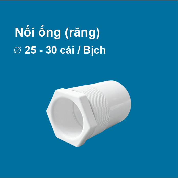 [HCM]Nối răng khớp ống  ⌀25 - 30 cái / Bịch