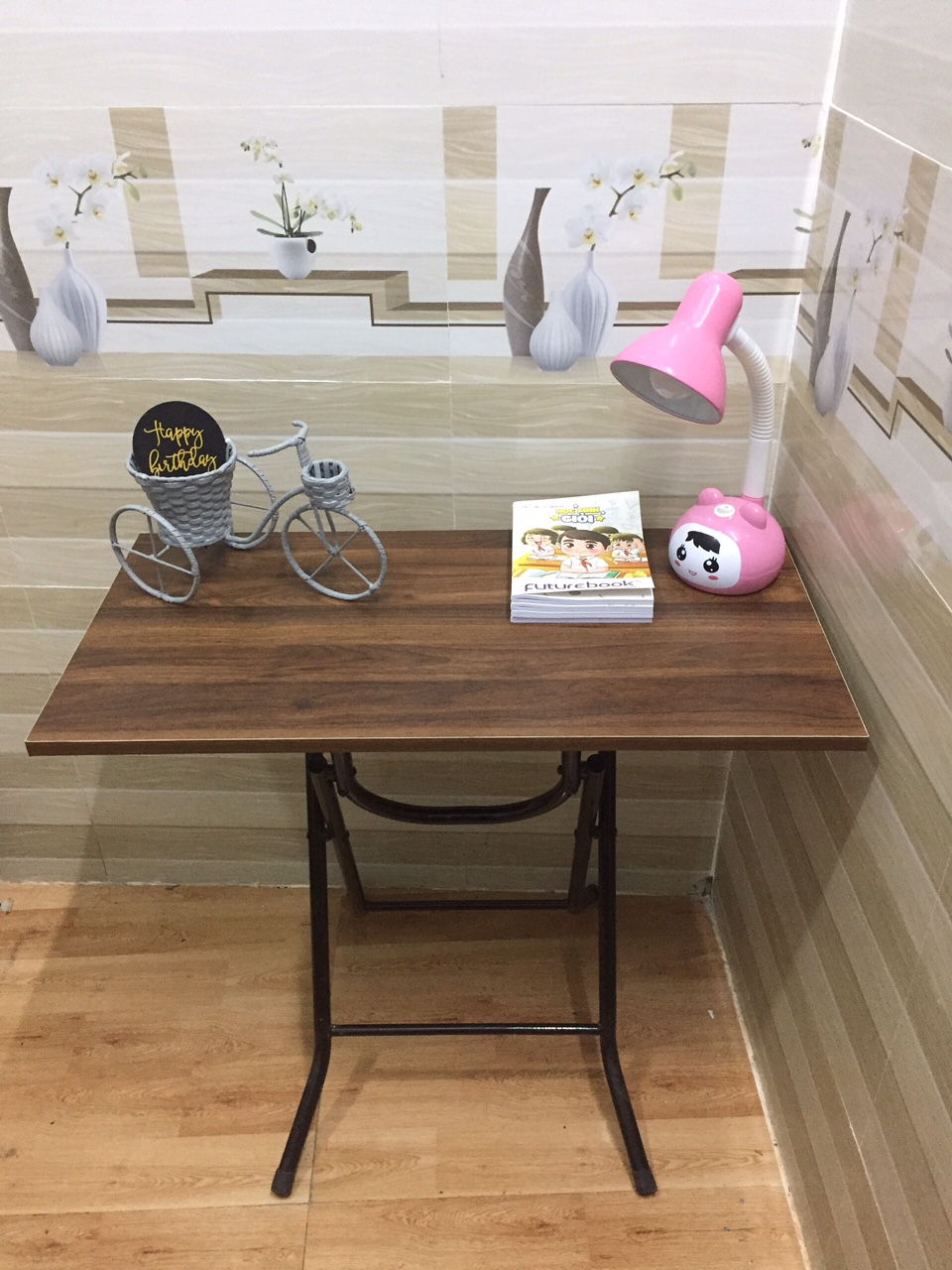 bàn xếp chân sắt giá rẻ bền đẹp , bàn cafe bàn học cho không gian nhỏ gấp xếp tiện lợi !