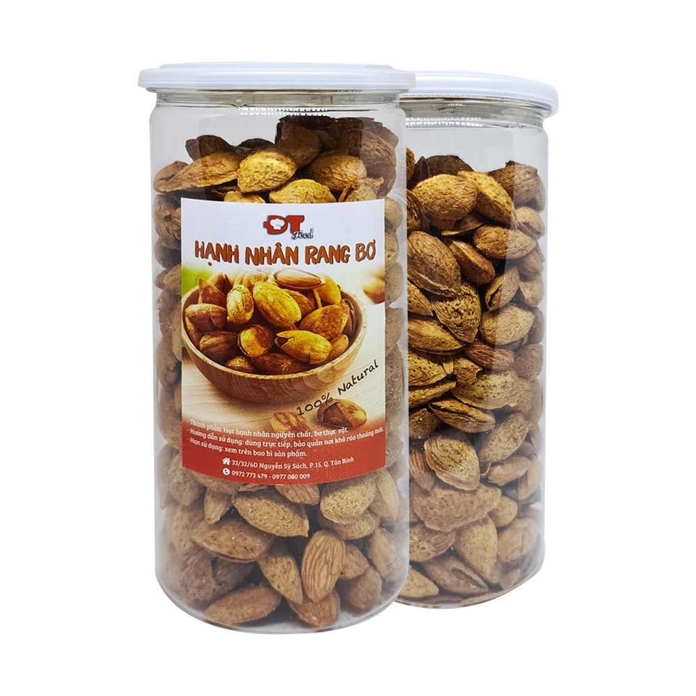 Hạnh Nhân Mỹ Rang Bơ Cao Cấp 450g