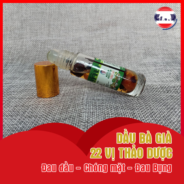 Dầu 22 Vị Thảo Dược Bà Gìa OTOP Thái Lan