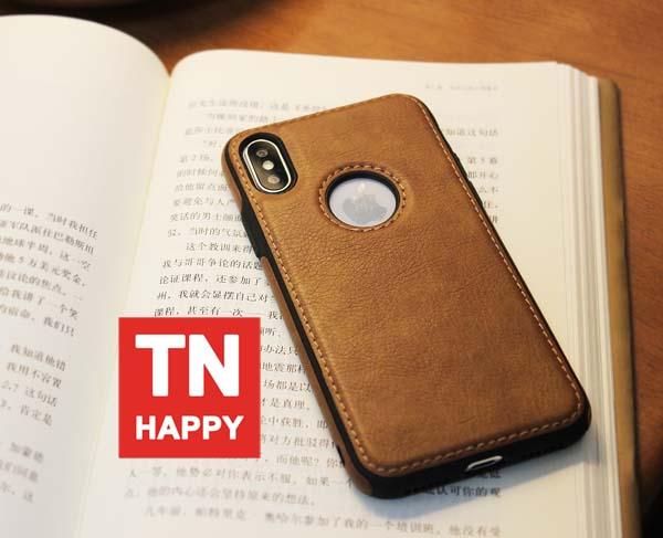 Ốp lưng da iPhone X chất lượng cao - TN Happy phân phối