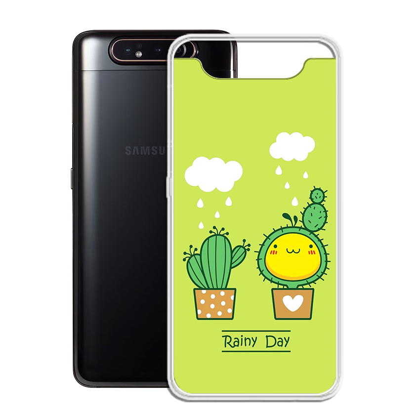 [HCM]Ốp lưng Samsung Galaxy A80 - 01205 8036 CACTUS04 - Silicone Dẻo