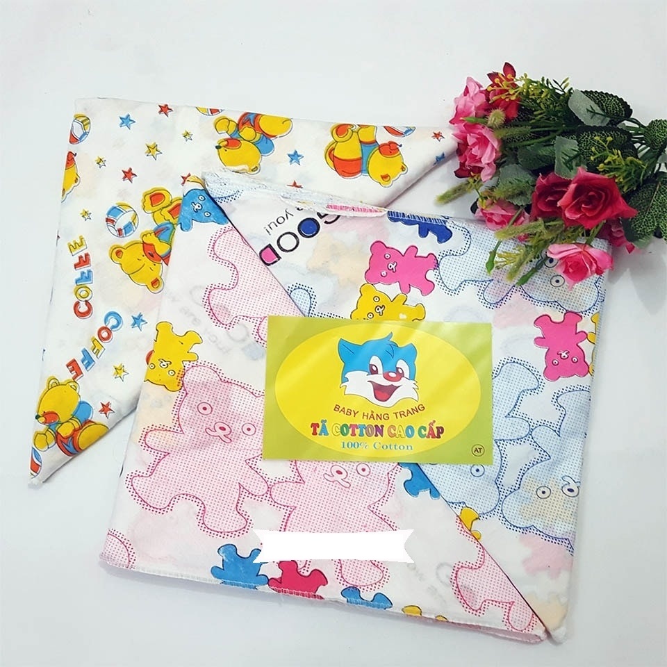 10 Chiếc tã chéo cotton Hằng Trang cho bé sơ sinh