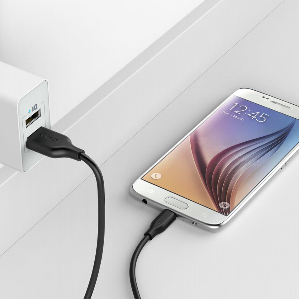 Cáp sạc ANKER PowerLine Micro USB dài 0.9m - A8132 ttshop247