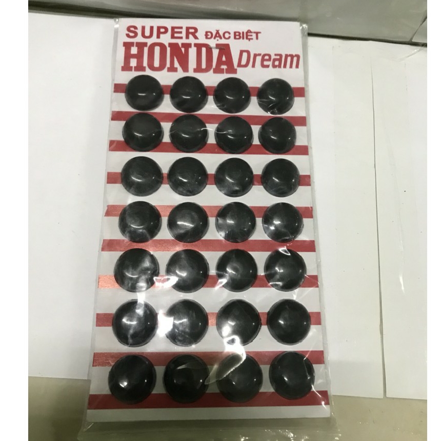 Nút bịt chân gương xe Dream (giá 1 cặp) màu đen