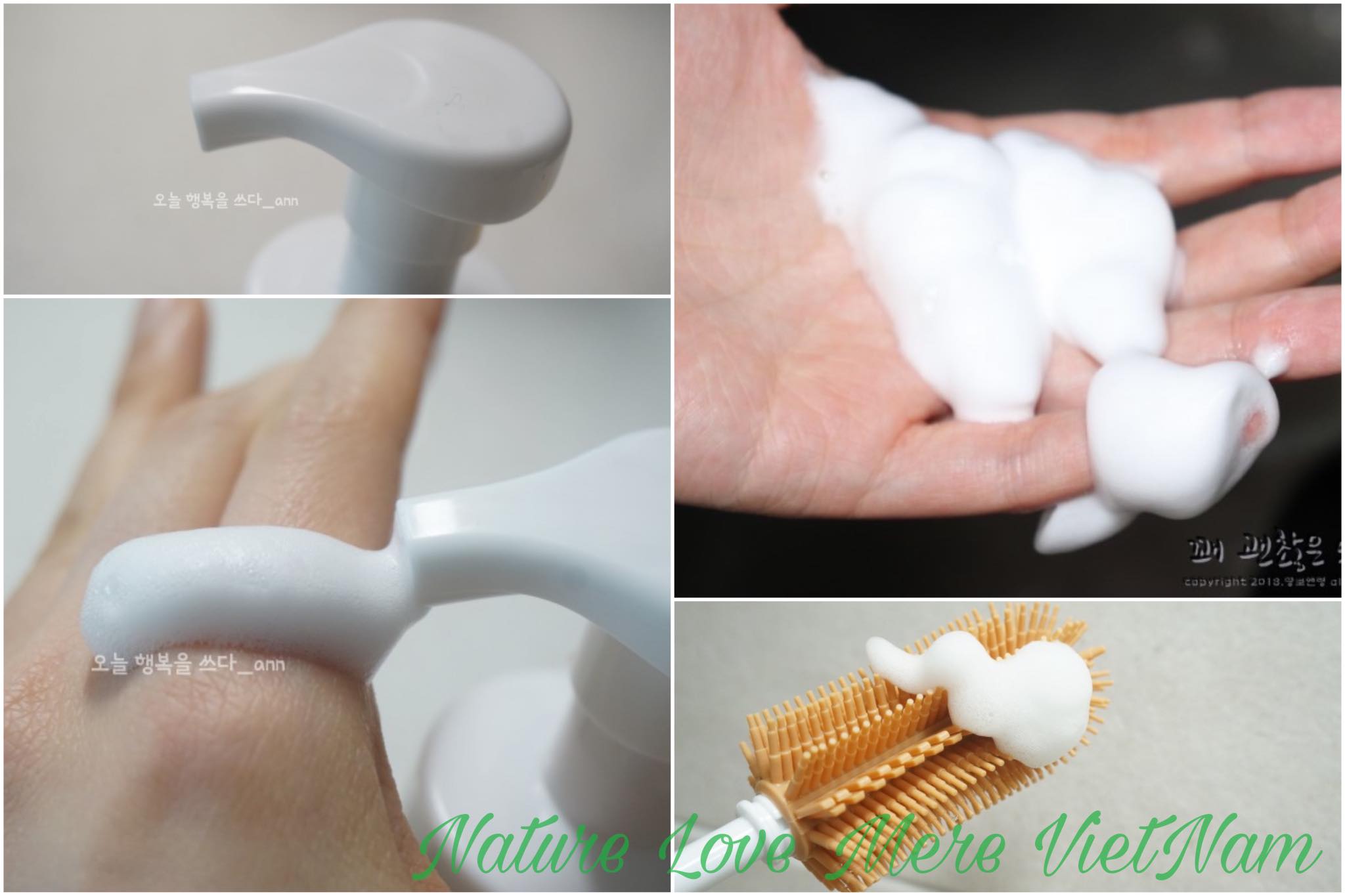 Nước rửa bình sữa tạo bọt Nature Love Mere túi 500ml