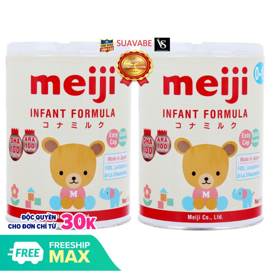 Bộ 2 Sữa Meiji số 0 Infant Formula 800g