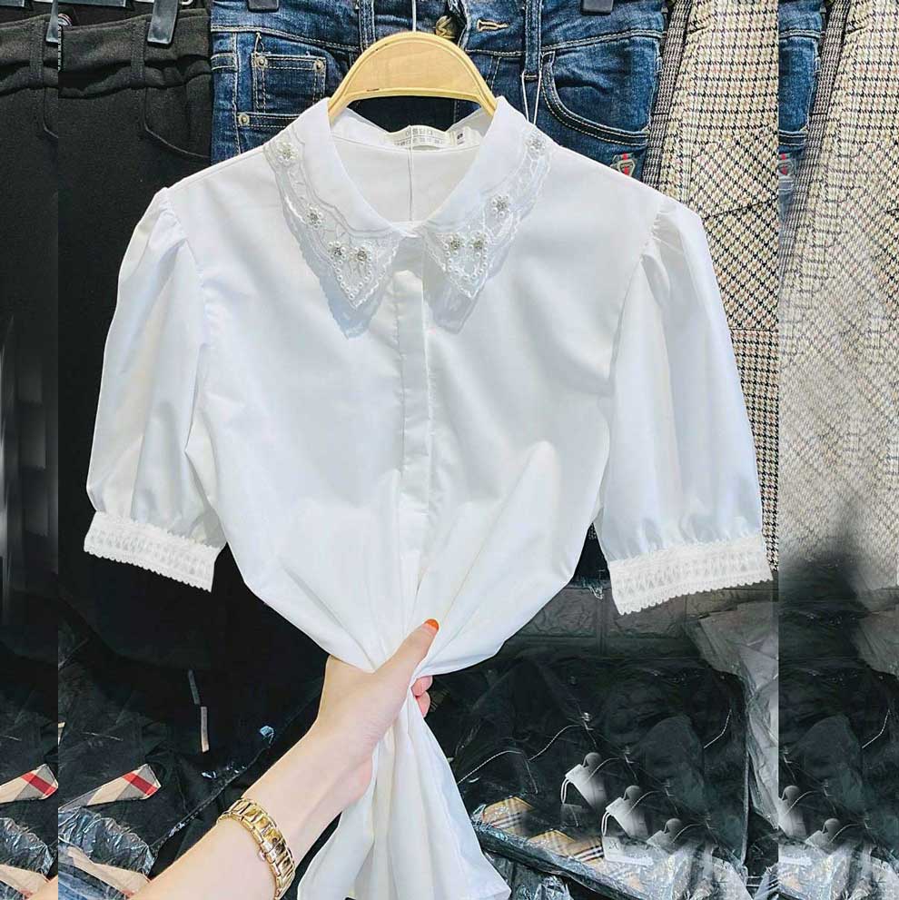 Áo sơ mi nữ hàn quốc cộc tay
