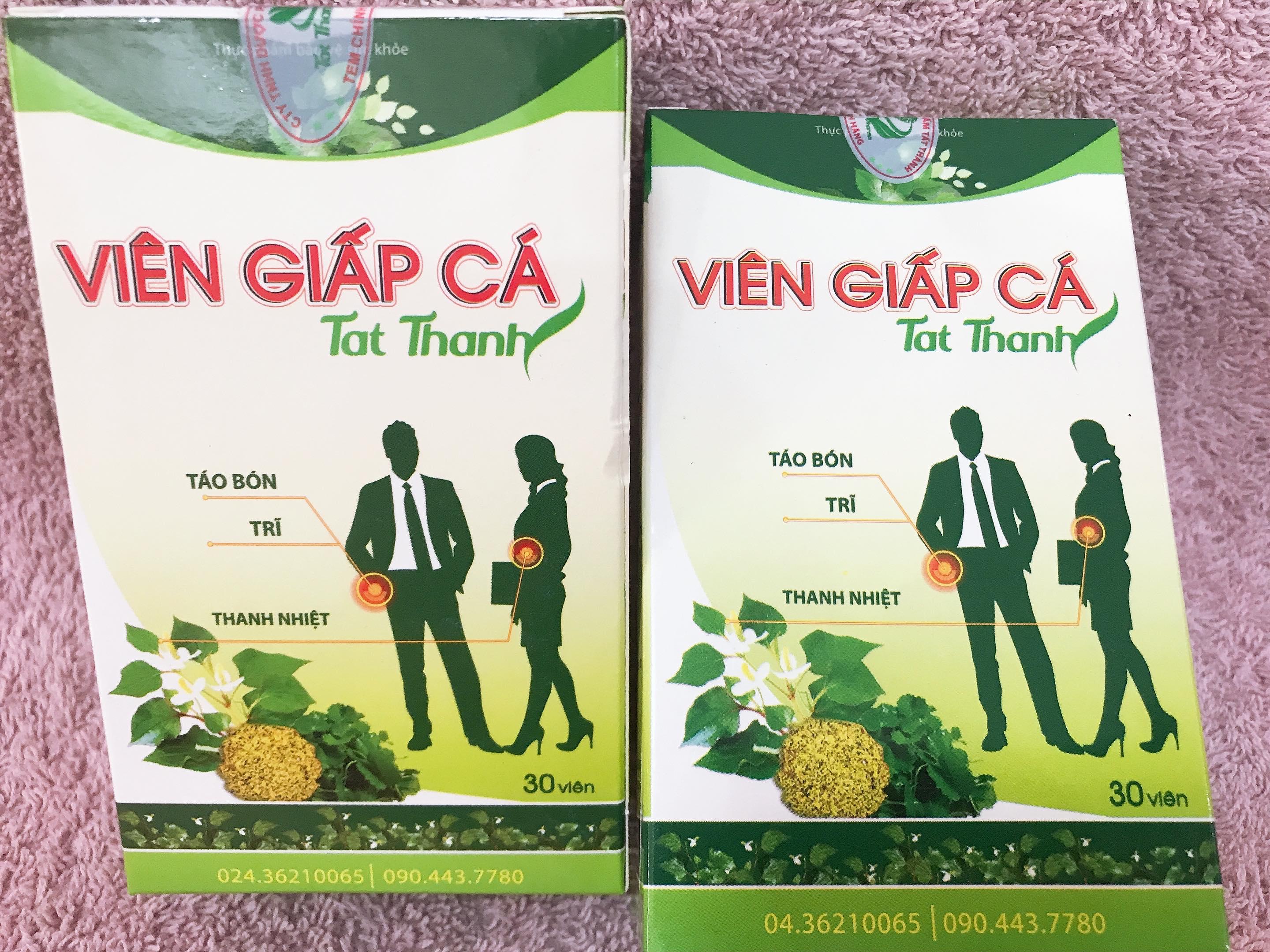 Viên Giấp cá - Trĩ - Táo bón - Suy tĩnh mạch