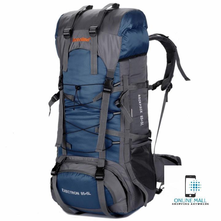 Online Mall - Balo du lịch phượt thủ loại 90L có chống nước 2019