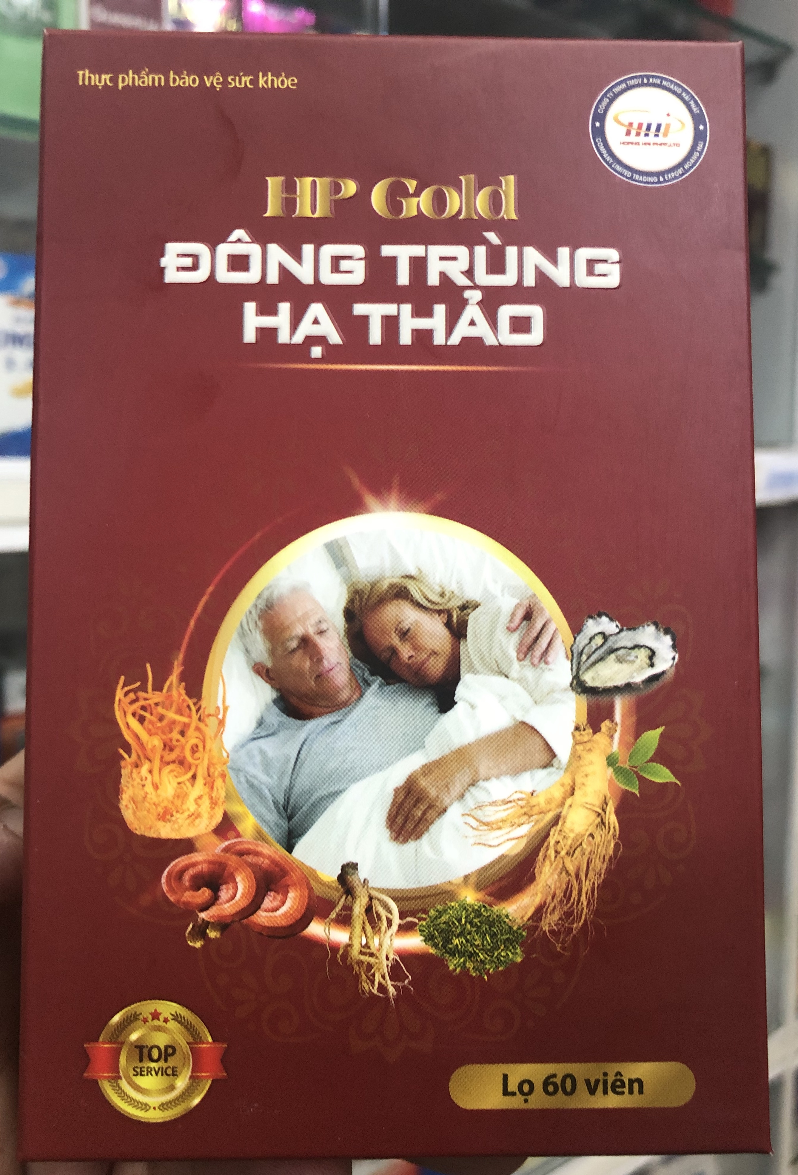 [HCM]HP GOLD Đông trùng hạ thảo - 60 viên