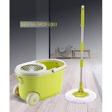 Bộ Lau Nhà Xoay Tay 360 độ Lock&Lock MOP-L003 Màu Xanh Lá