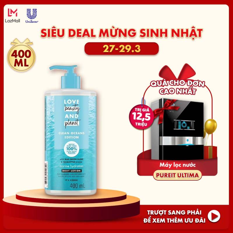 Sữa Dưỡng Thể Love Beauty And Planet Đại Dương Cấp Ẩm (400ml)