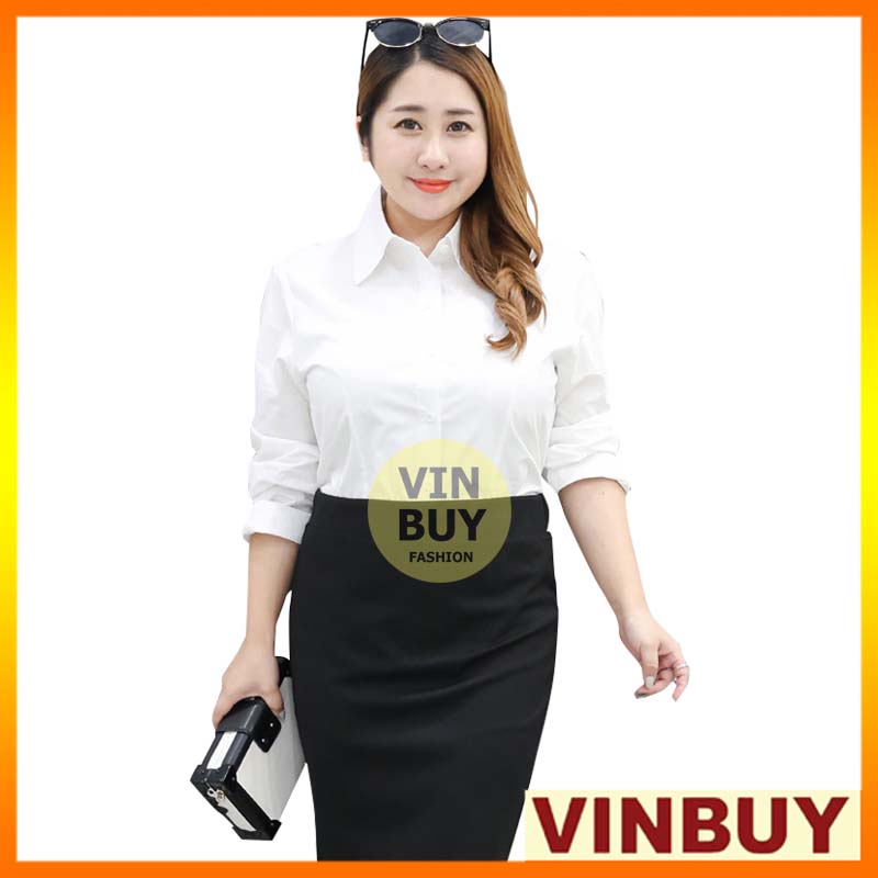 [HCM]Áo sơ mi big size nữ đẹp MS05A-BIGSIZE