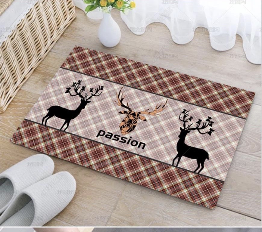 Thảm lau chân 3D 40x60cm,thảm chùi chân,M423
