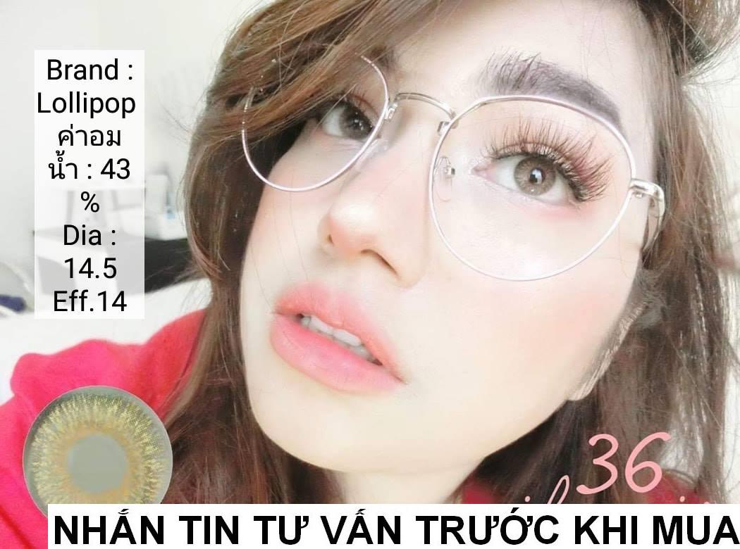 Set 3 Contact Lenses Eye Brown Accessory Yearly Color Lens 0 Degree + Lenses Container Case