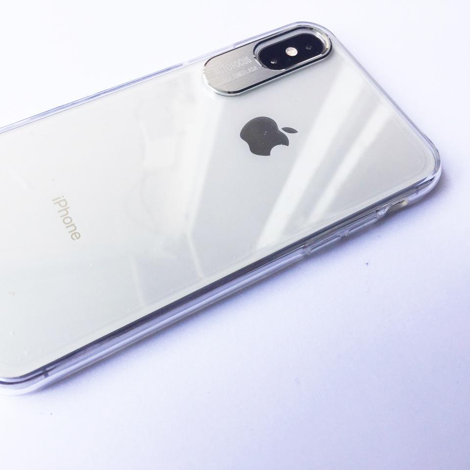 Ốp lưng dẻo trong iPhone X - IPX - Ốp lưng bảo vệ camera Auto focus