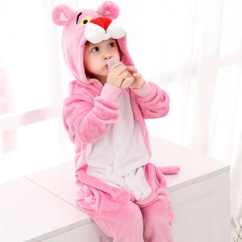 Bộ Đồ Thú Pijama Báo Hồng
