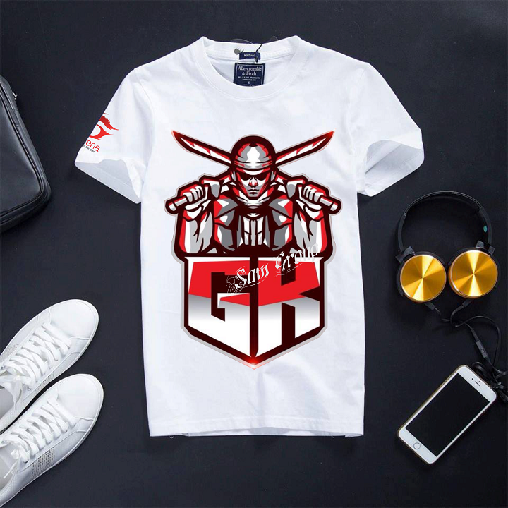 [Đủ size] Áo Free Frie cotton màu trắng cực đẹp đội tuyển Team GK