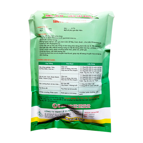 Tinh vôi 98 – siêu sát khuẩn. (gói=1kg)