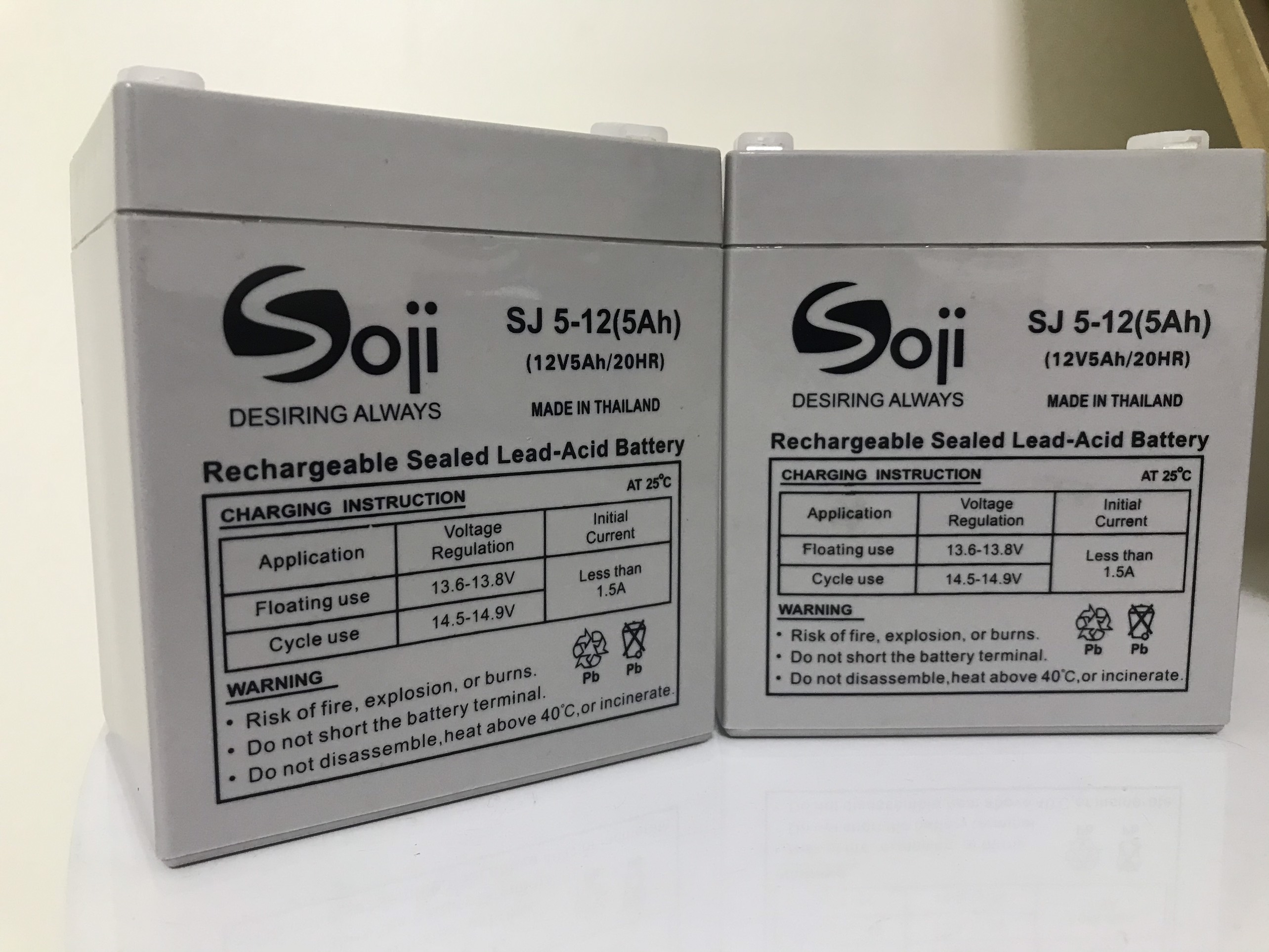 Ắc quy Soji nhập khẩu Thái Lan 12V 5ah